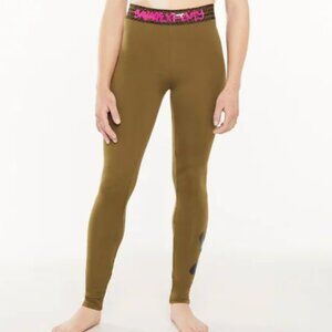 Savage x Fenty Women's Olive Green Leggings Size L